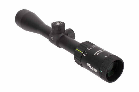 SIG Sauer WHISKEY3 4-12x40 riflescope features a durable scope body weighing 16.6 oz